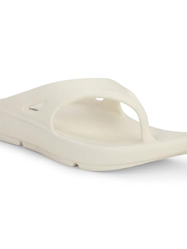 Image of Bata 8711 Noah E: White Casual Thong Slip-On Slippers for Men