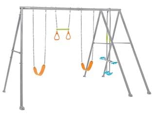 1 PZ altalena per bambini 4 giochi 3-10 anni cm.467x254x211h. - cm.467x254x211h. - peso kg.49,0 (44131) NextradeItalia Mod.FERX.FERRAALNL
