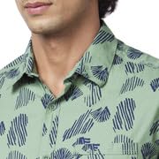Image of Spykar Men's Slim Fit N /A Full Sleeve Printed Casual Shirts