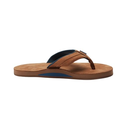 Hari Mari- Grande- Men's Nubuck Suede Leather Flip Flops with Wider Footbeds and Larger Straps- No Break Ins, Firm Arch Support, Flexible and Lightweight4