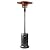 Amazon Basics 46,000 BTU Outdoor Propane Patio Heater with Wheels, Commercial & Residential, Slate Gray, 32.1 x 32.1 x 91.3 inches (LxWxH)