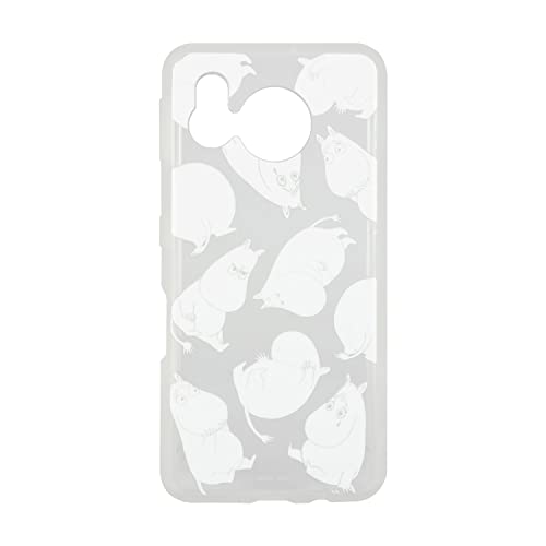 グルマンディーズ ムーミン IIIIfit Clear(イーフィット クリア) AQUOS sense7 対応 ケース 総柄 MMN-143A