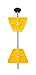Camco Small RV Wheel Stop - Features a Lightweight Heavy-Duty Design with a Rubber Handle, Prevents Shifting of Trailer Tandem Tires While Parked or Re-Hitching, and Fits 26” to 30” Tires (44652)