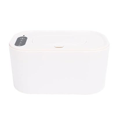 GLOGLOW Home Appliances Portable Wet Wipes Warmer Constant Temperature Heated Wipes Dispenser with Food Grade ABS for Home Car Travel Wipe Warmer USB Powered Nan (3 Gears)