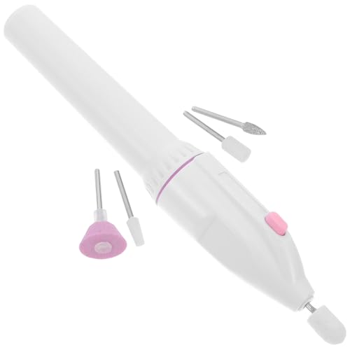 Baluue Machine Polisseuse Ongles Électrique Portable Compacte Outil Multifonctionnel à Faible Bruit pour Manucure DIY à Domicile et Salon et Facile à Utiliser