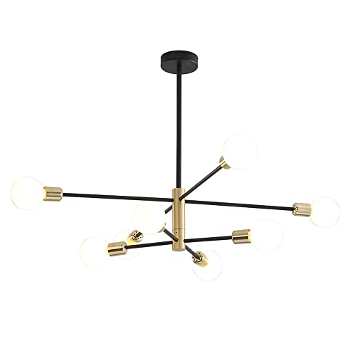 Plafonnier Spoutnik moderne et lustre vintage pour bureau ou salle à manger