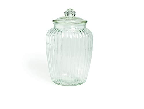 Pot en verre transparent Excelsa Chic, vase design aux lignes pures - 2
