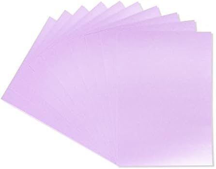 Crafter's Companion A4 Coloured Single Sided Snow White Hint of Gold  300GSM (10 Sheet Pack) -Perfect for Arts and Crafts, Printing, Card Bases & Folding-Centura Pearl, One Size