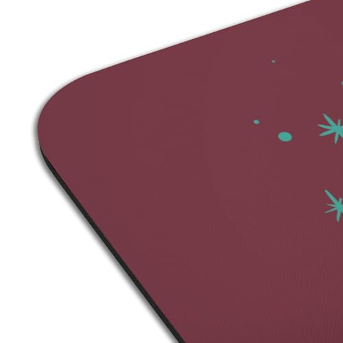 Set de table de Noël rouge antidérapant grand format avec renne - 4