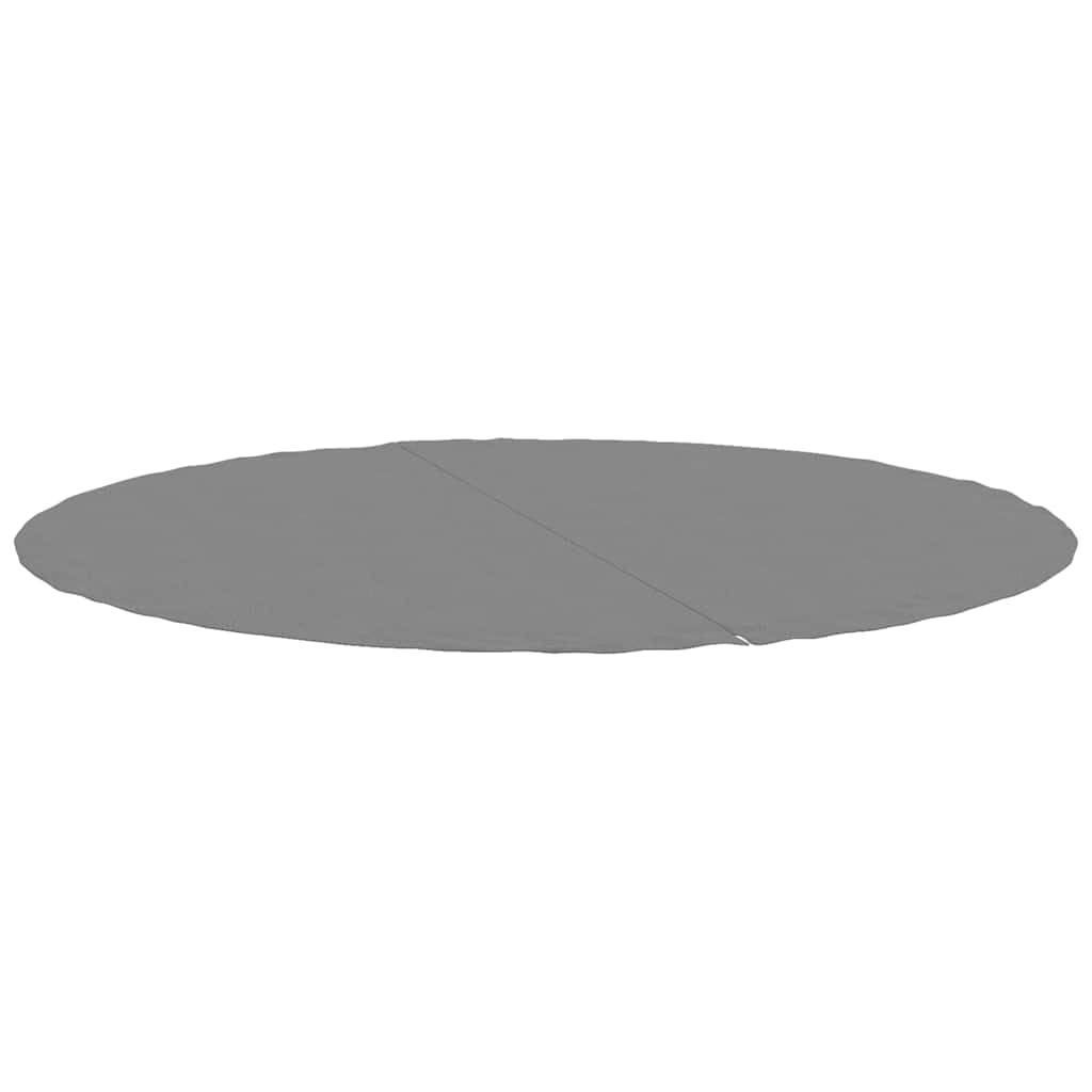Telo per pavimento piscina grigio chiaro 244 cm poliestere geotessile