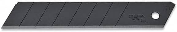 OLFA 18mm Heavy-Duty Ultra-Sharp Snap Off Replacement Blades, 10 Blades (80 segments) LBB-10B - Snap-Off Utility Knife Replacement Blades, 25% Sharper than Silver Blades, Fits most 18mm Utility Knives