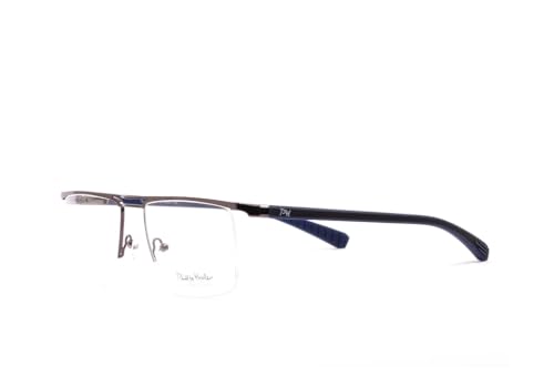 Image of 9860 Unisex Rectangle Half Rim Spectacle | Rectangle Shape Eyewear Frame | Modern Design | Everyday Fashion Accessory