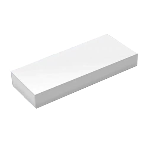 Présentoir carré noir 120x50x10 cm, socle surélevé pour boutique et mariages