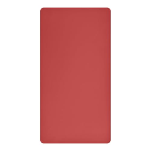AMmao Playard Sheets Fitted Mattress Cover, Fire Brick