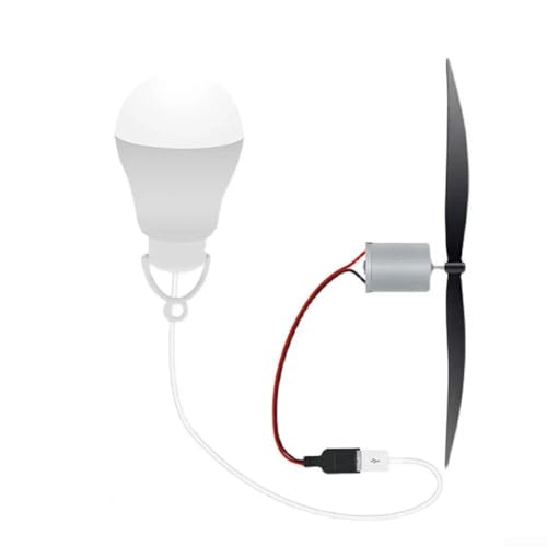 Kit Generatore di energia eolica Con USB LED Luce Motore Turbina Eolica Set Educativo Per Apprendimento Domestico Con 18 centimetri Elica ABS Telaio In Metallo 5W Luce