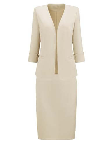 Women's Skirt Suit Set for Women 2 Piece Blazer and Skirt 2025 Work Business Outfits3