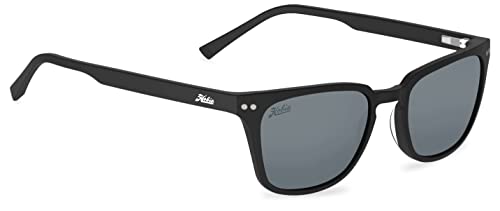 Hobie Vista Polarized Square Sunglasses, Satin Black, OSFA