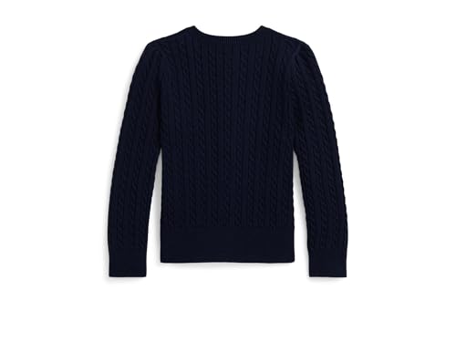 POLO RALPH LAUREN Girls' Polo Bear Mini-Cable Cotton Cardigan (Toddler/Little Kids)2