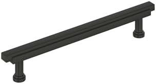 Signature Hardware 954047-6516 Gilderoy 6-5/16 Inch Center to Center Bar Cabinet Pull - Matte Black