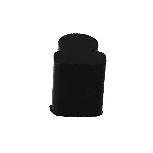 BQLZR Großes Gummi-Pad für Euphonik/Tuba/Horn, Silikon-Pad, Drehventil, Gummi, geräuscharm, schwarz, 10 Stück