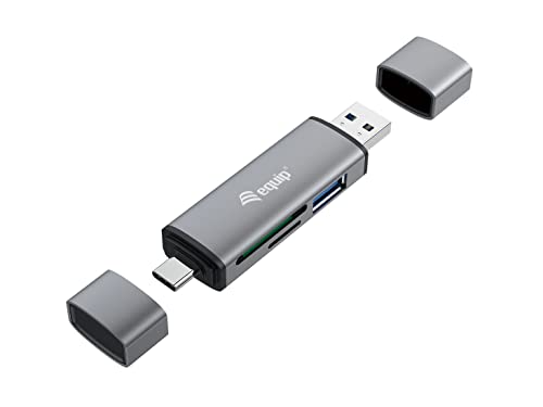 Equip Kartenleser USB 3.0 HUB OTG SB-C & USB-A SD/MicroSD
