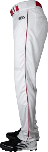 Pantalon Rawlings de baseball de finition supérieure et liseré écarlate