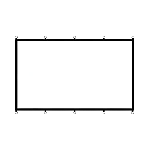 Écran de projection polyester épais 16:9 pour vidéoprojecteur extérieur et intérieur