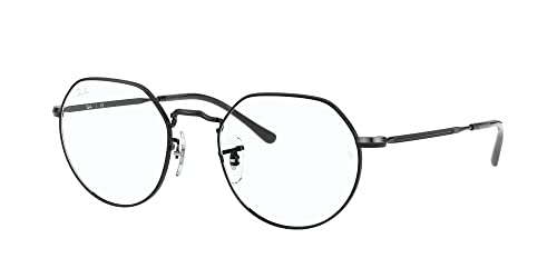 Image of Ray-Ban Rx6465f Jack Low Bridge Fit Round Prescription Eyeglass Frames