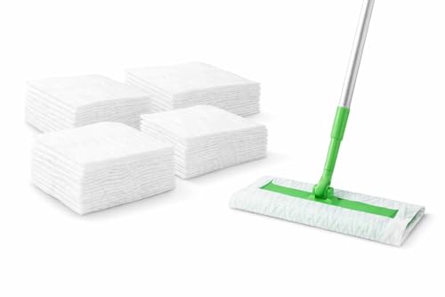 Maison Kleen - Dry Sweeping Cloths, Unscented Cleaning Pads for Dusting and Sweeping Floors, Highly Absorbent Multi-Surface Floor Cloth Refills, 128 Pack by Maison Kleen - Used condition - CA$22.38