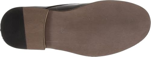 Men's Loafers Slip-On Oxford Lace Up Shoes, Oiled Black, 28.0 cm 3E4