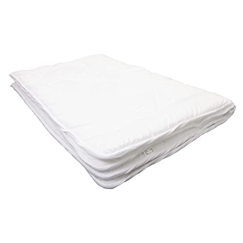 Pen-Pol Couverture D'été pour Les Personnes Allergiques 150 x 200 cm, Blanc, Respirant, Microfibre, Couette, Couverture, Édredon, Léger Et Confortable, Anti-Allergique Cover