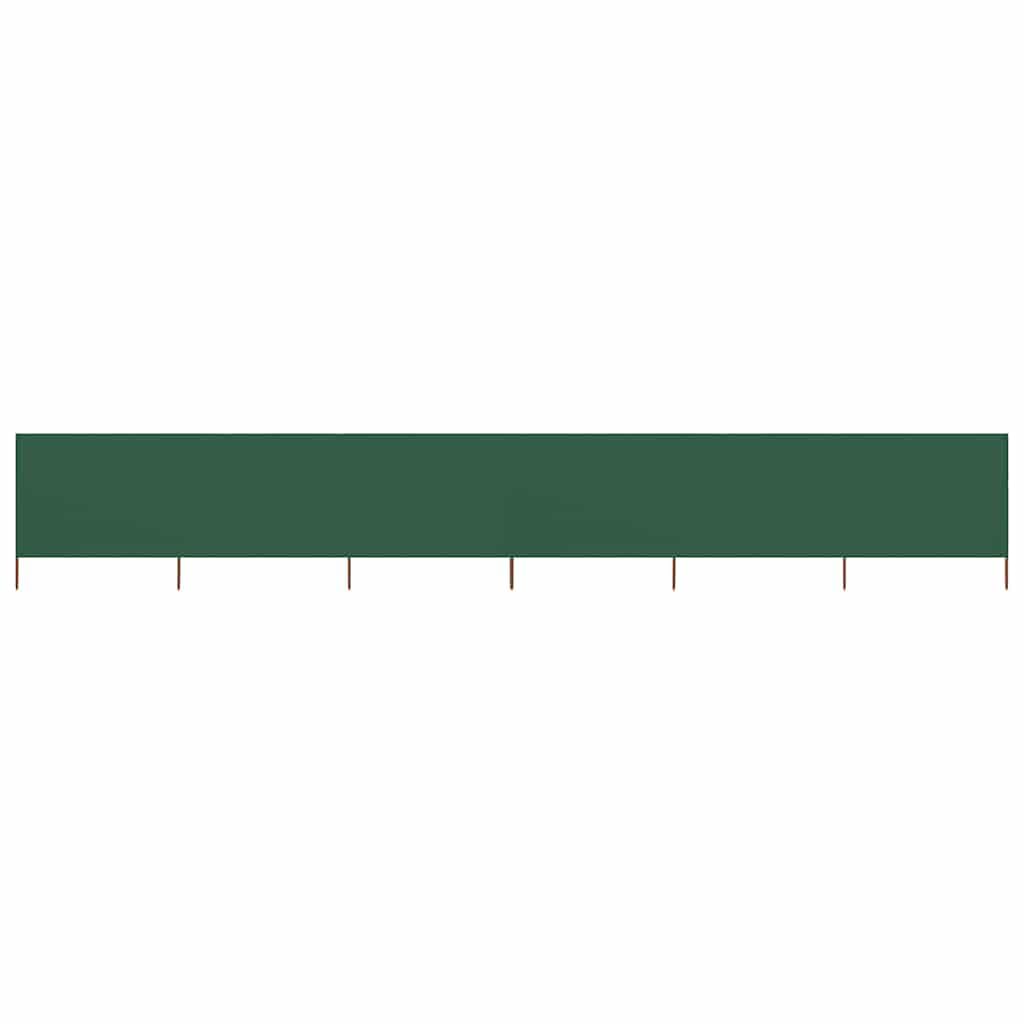 3-teiliges Windschutzgewebe 400 x 120 cm Weiß, Faltbarer Windschutz aus Vliesstoff mit 4 Holzpfählen, Stabiler Sichtschutz für Garten, Camping und Strand, 4m Gesamtlänge