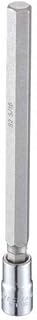 Socket Bit, Steel, 1/4 in, TpSz 5/16 in
