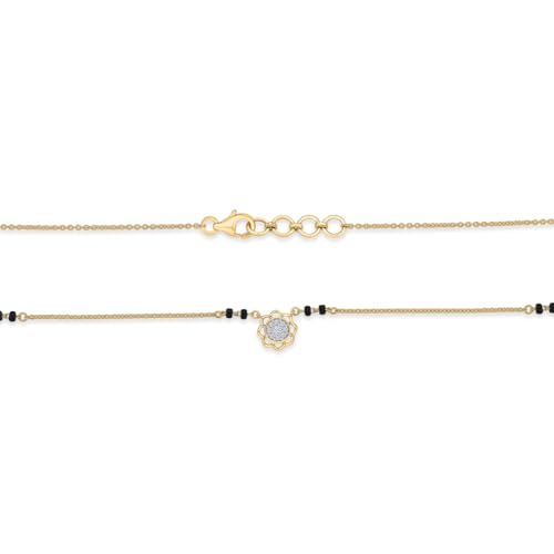 Image of PNG Jewellers Signature Bliss Diamond & Gold Modern Mangalsutra For Women