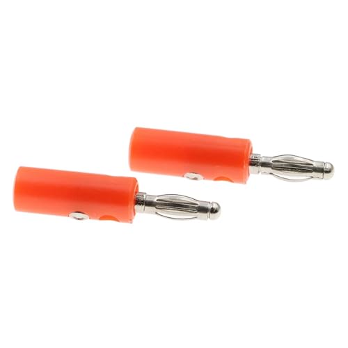 Connecteurs 4 mm noir et rouge pour fiches bananes | Lot de 100 pièces pour câblage