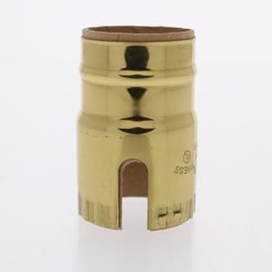 #US 10 Nickel Light Socket Keyless Lamp Holders Electrolier Shell ONLY 7108