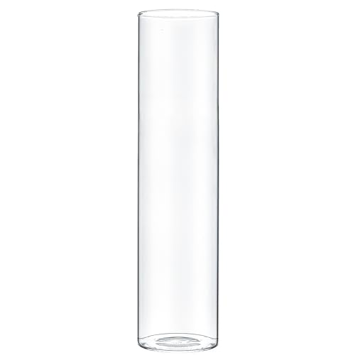 CYS EXCEL Clear Glass Cylinder Flower Vase (H...