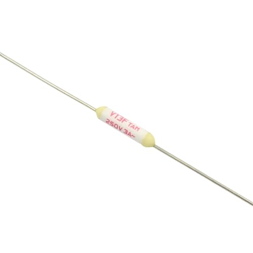 Fusible V13F 133C axial coupure TF pour réparation de petit électroménager