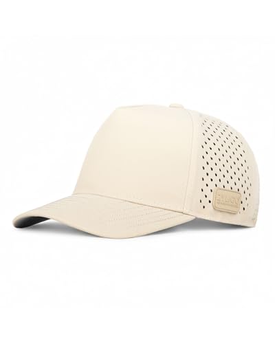 Image of Zylioo XXL Laser Vented Trucker Hat for Big Heads, Flat Bill Cap | Generous 2XL Fit-Airy cutout panels and a straight visor give larger head shapes cooler comfort for sunny rounds.
