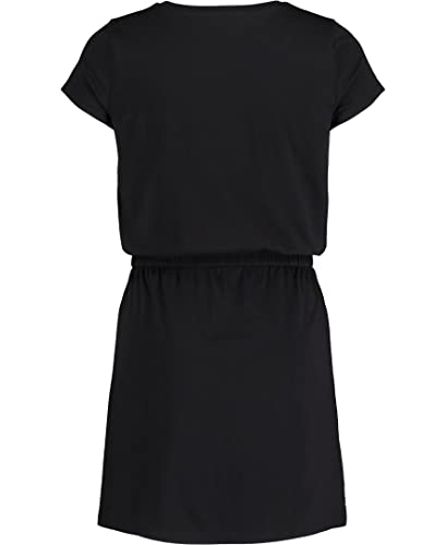 Calvin Klein Girls' Short Sleeve Cotton Logo Dress, Elastic Cinched Waist & Tagless Interior2