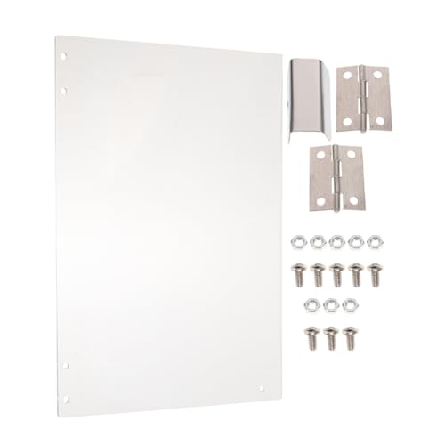 OATIPHO Panel Protector de Pvc Grueso para Máquina de Palomitas de Maíz Comercial, Puerta Lateral 36.3 X 21.5 Cm, Deflector Plástico Transparente para Electrodoméstico de Cocina