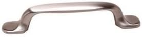 Berenson Euro Moderno 96mm Center to Center Cabinet Handle Pull, Brushed Nickel