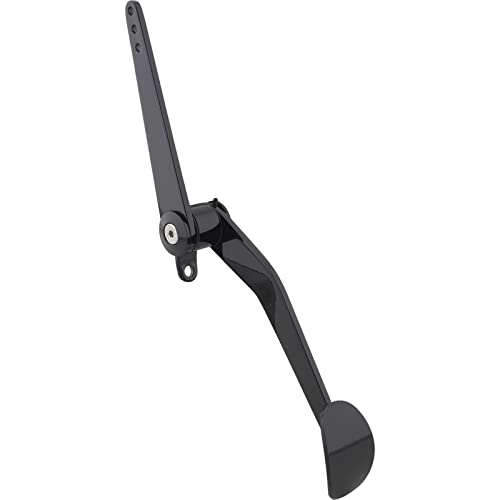 Spoon Accelerator Throttle Pedal, Black Powder Coated Steel, Splined Pivot Hub, Fits Most Vehicles, Base Width .590