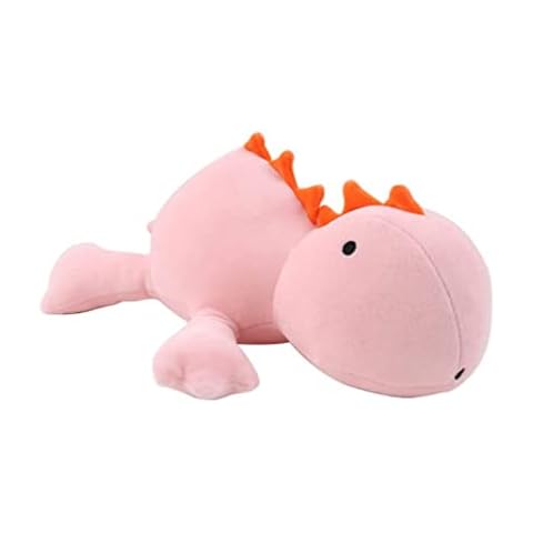 Ombhsd Dinosaur Weighted Plush,Weighted Animals Stuffed Plush Series, Stress Relief Dinosaur Weighted Plushie Dino Throw Pillow for Kids Adults Birthday Gifts (Pink), S Cover