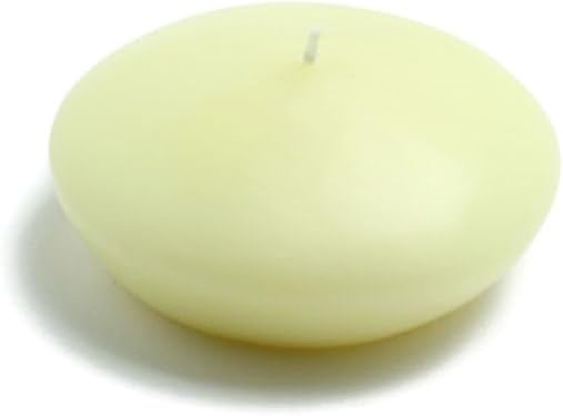 CFZ-080-8 4 in. Floating Candles Ivory - 24 Piece