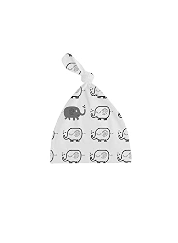 Image of A.T.U.N. (ALL THINGS UBER NICE) Unisex Kids Cotton Printed Knot Hats for Baby Boys and Girls (Pack of 3)