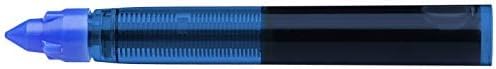 Schneider One Change Rollerball Refill Cartridges, 0.6 mm, Blue Ink, Box of 5 Refill Cartridges (185403)