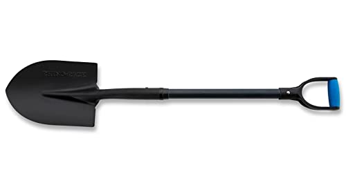 Rhino Rack Spade High Carbon Steel Made for Adventure Overlanding, Off-Roading, or Camping, Zinc Coated Blade, Powder Coated Handle, Rubber Grip Handle (43214)
