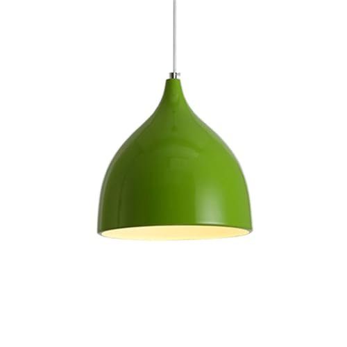 SHUANGZ Iluminación Colgante De Colores Lámpara De Iluminación De Techo Art Deco Industrial Lámpara De Araña De 11,8 Pulgadas Pantalla De Aluminio De 47,2 Pulgadas con Cable para Sala De Estar,