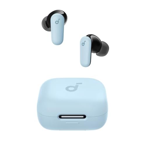 Soundcore Anker P30i Noise Cancelling Headphones with Powerful and Intelligent Noise Cancellation, Powerful Bass, 45 Hours Playtime, 2 in 1 Case and Phone Stand, IP54